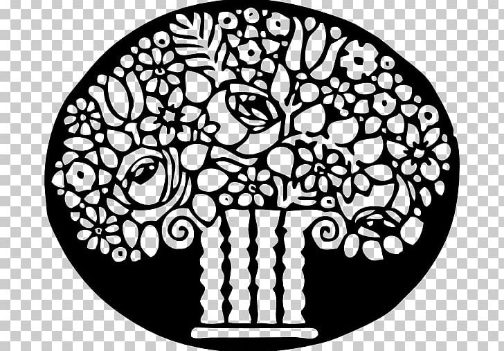 Floral Ornament PNG, Clipart, Area, Art, Black And White, Circle, Computer Icons Free PNG Download