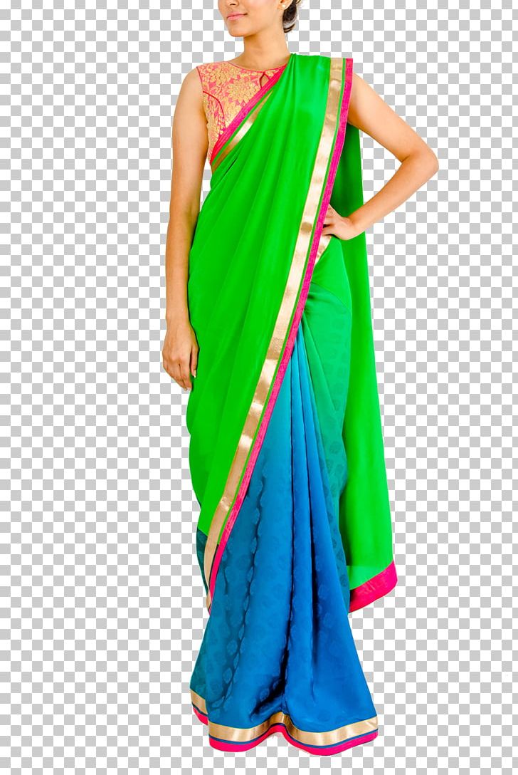 Sari Dress Blouse Blue Clothing PNG, Clipart, Blouse, Blue, Choli, Clothing, Day Dress Free PNG Download