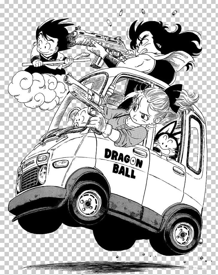 Bulma Goku Gohan Dragon Ball Drawing PNG, Clipart, Automotive Design, Black And White, Brand, Bulma, Car Free PNG Download