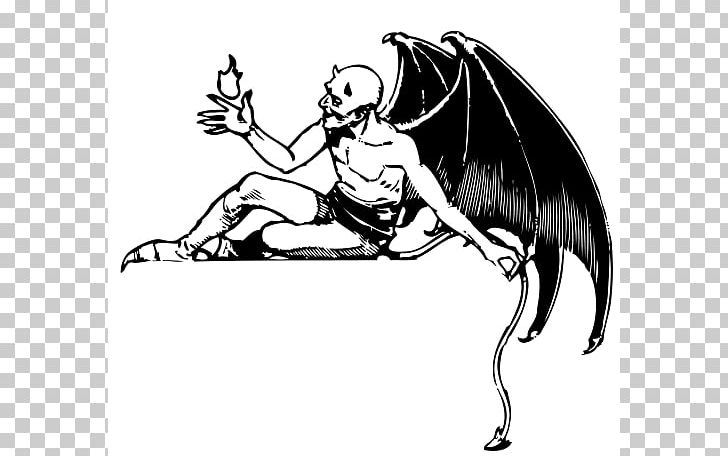 Devil Satan Public Domain PNG, Clipart, Angel, Art, Artwork, Black And White, Cartoon Free PNG Download