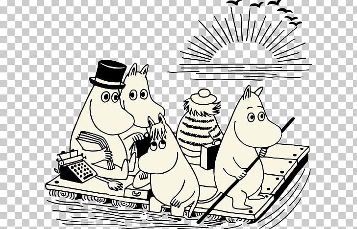 Moomins Moominmamma Moomintroll Coloring Book Snufkin PNG, Clipart, Art, Artwork, Black And White, Book, Carnivoran Free PNG Download
