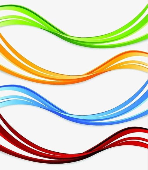 Colorful Undulating Lines PNG, Clipart, Beauty, Blue, Colorful Clipart, Downs, Green Free PNG Download