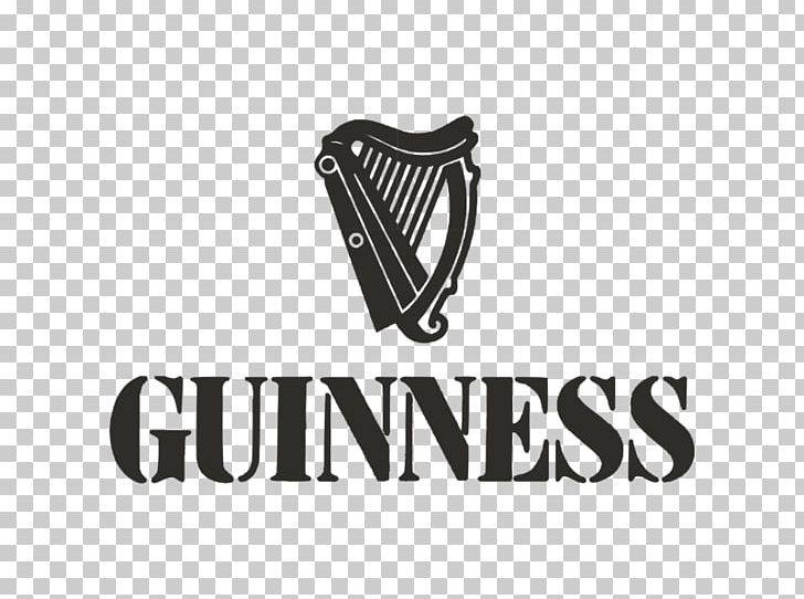 Guinness Logo Beer Stout Harp Lager PNG, Clipart, Beer, Black, Black And White, Brand, Draught Beer Free PNG Download