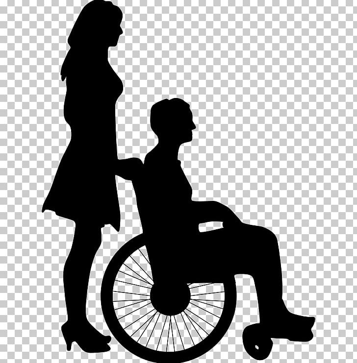 wheelchair clipart black and white