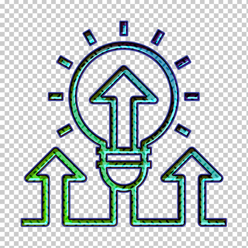 Lightbulb Icon Arrow Icon Startup Icon PNG, Clipart, Arrow Icon, Electric Blue, Green, Lightbulb Icon, Line Free PNG Download