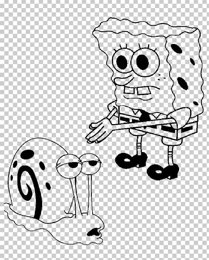 gary spongebob coloring pages