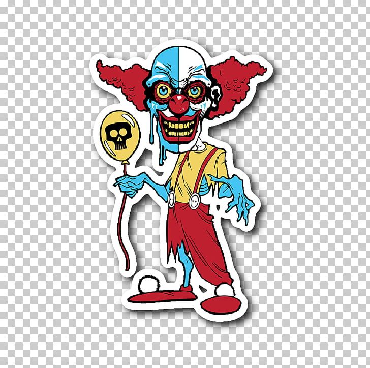 Evil Clown It Horror Sticker PNG, Clipart, Art, Artist, Cartoon, Character, Circus Free PNG Download
