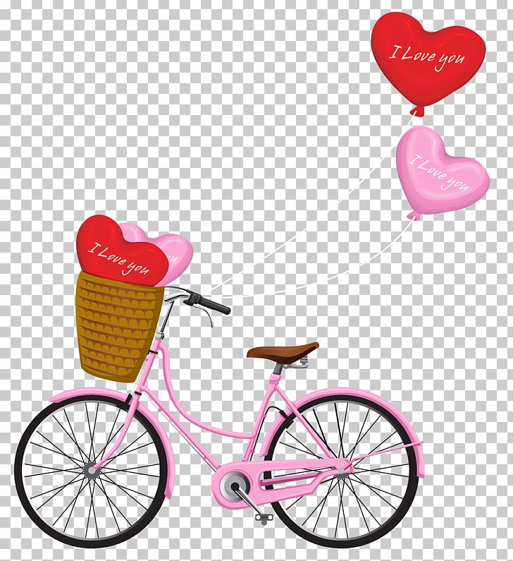Valentine's Day Bicycle PNG, Clipart, Bicycle Accessory, Bicycle Frame, Bicycle Part, Clip Art, Design Free PNG Download