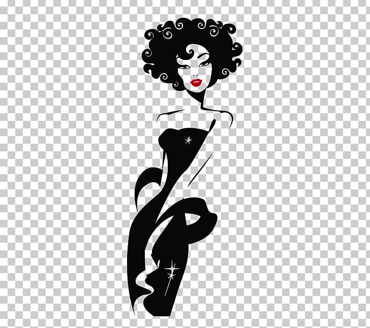 Graphics Illustration Silhouette Woman PNG, Clipart, Animals, Art, Beauty, Black And White, Black Hair Free PNG Download
