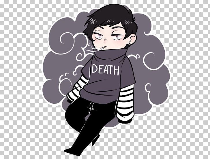 Fan Art My Chemical Romance Musician Male PNG, Clipart, Art, Black Hair, Cartoon, Death Spells, Drawing Free PNG Download