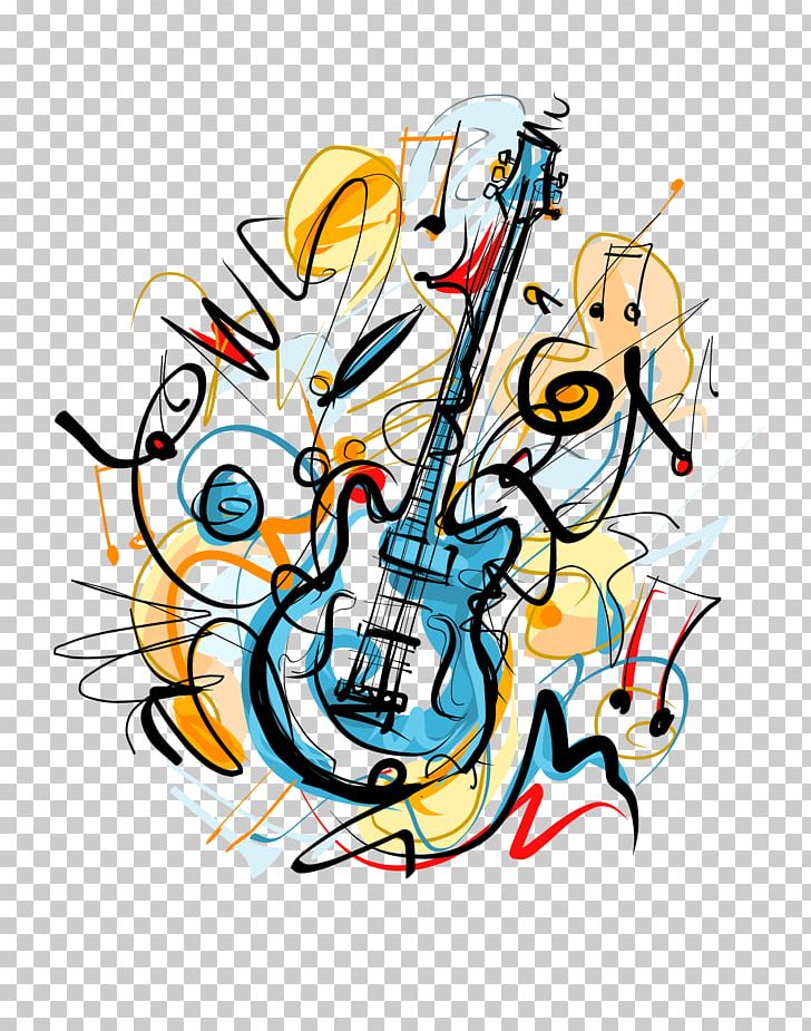 Musical instruments and equipments sketches Vector Image-saigonsouth.com.vn