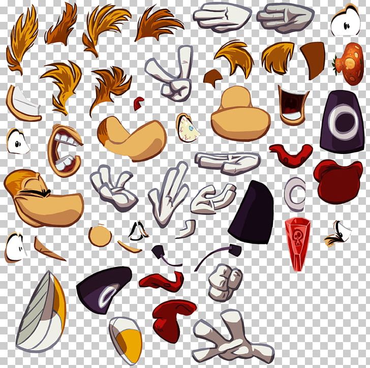 Rayman Legends Rayman Origins Rayman Raving Rabbids Sprite PNG, Clipart, 2d Computer Graphics, Artwork, Creation, Dust An Elysian Tail, Food Free PNG Download