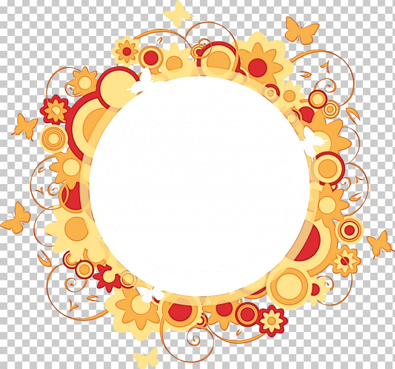 Orange PNG, Clipart, Body Jewelry, Circle, Circle Frame, Floral Circle Frame, Flower Circle Frame Free PNG Download