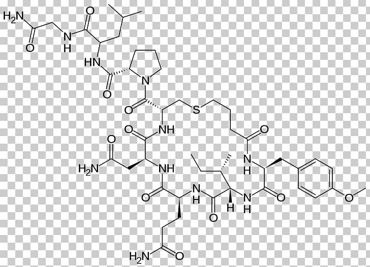 Carbetocin Oxytocin Uterotonic Postpartum Hemorrhage Pharmaceutical Drug PNG, Clipart, Angle, Antihemorrhagic, Area, Auto Part, Black And White Free PNG Download