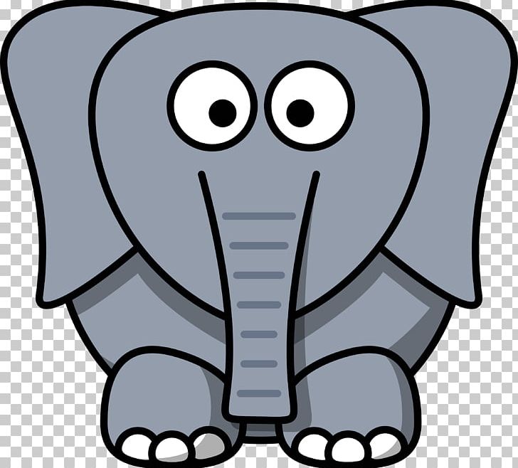 Cartoon Elephant Drawing PNG, Clipart, African Elephant, Animation, Artwork, Black And White, Cartoon Free PNG Download