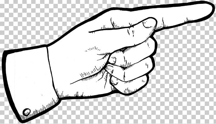 finger pointing clipart