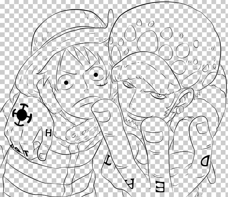 Monkey D. Luffy Portgas D. Ace Trafalgar D. Water Law Line Art Drawing PNG, Clipart, Angle, Arm, Art, Artwork, Black Free PNG Download