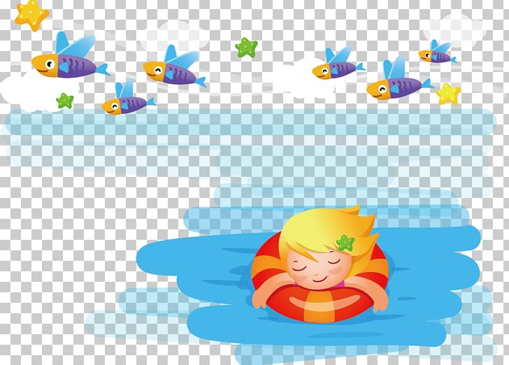 Child Cartoon Swimming Illustration PNG, Clipart, Animation, Area, Art, Baby Boy, Boy Free PNG Download