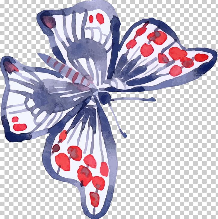 Butterfly Watercolor Painting Blue Illustration PNG, Clipart, Beautiful, Butterflies, Cartoon, Color, Creative Arts Free PNG Download