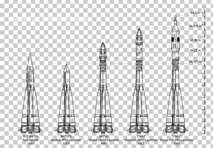 Project Vanguard R-7 Semyorka Intercontinental Ballistic Missile Rocket PNG, Clipart, Angle, Ballistic Missile, Black And White, Energia, Intercontinental Ballistic Missile Free PNG Download