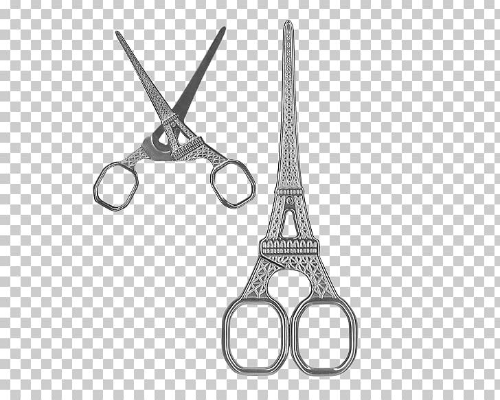 Eiffel Tower Scissors Embroidery Hair-cutting Shears PNG, Clipart, Angle, Eiffel Tower, Embroidery, Gold, Goldwork Free PNG Download