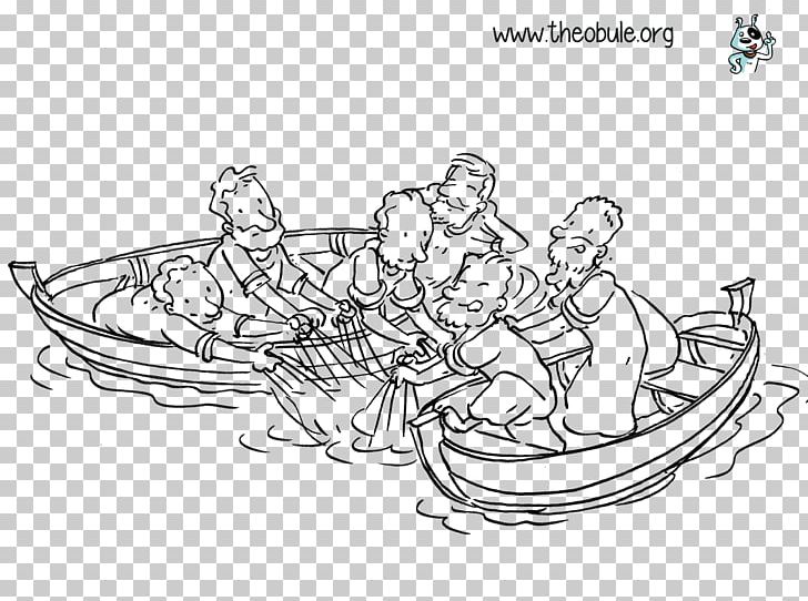 Miraculous Catch Of Fish Gospel Of John Drawing Coloring Book Fishing PNG, Clipart, Artwork, Automotive Design, Black And White, Child, Coloring Book Free PNG Download