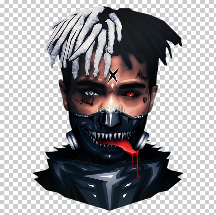 XXXTentacion T-shirt Hoodie Mask PNG, Clipart, Canvas Print, Clothing, Cotton, Fictional Character, Hood Free PNG Download