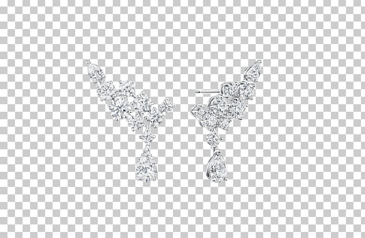 Earring Jewellery Harry Winston PNG, Clipart, Bangle, Black And White, Body Jewelry, Bracelet, Brilliant Free PNG Download