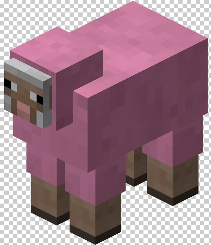 Minecraft: Pocket Edition Minecraft: Story Mode PNG, Clipart, Angle, Furniture, Lincoln Sheep, Magenta, Minecraft Free PNG Download