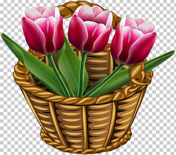 Tulip Flower Basket PNG, Clipart, Basket, Clip Art, Clipart, Computer Icons, Cut Flowers Free PNG Download