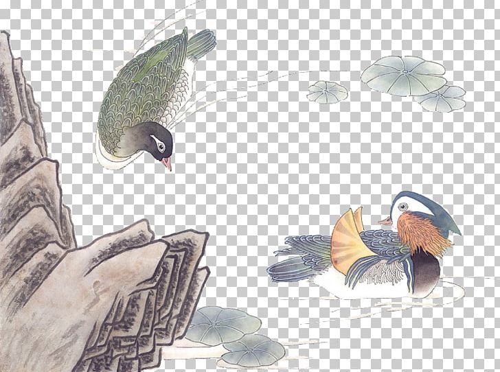 U912du4e43u73d6 Chinese Painting Ink Wash Painting Watercolor Painting Bird-and-flower Painting PNG, Clipart, Animals, Art, Birdandflower Painting, Chinese Calligraphy, Chinese Painting Free PNG Download