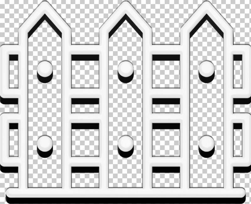 Fence Icon Yard Icon Architecture And Construction Icon PNG, Clipart, Black, Black And White, Fence Icon, Geometry, Line Free PNG Download