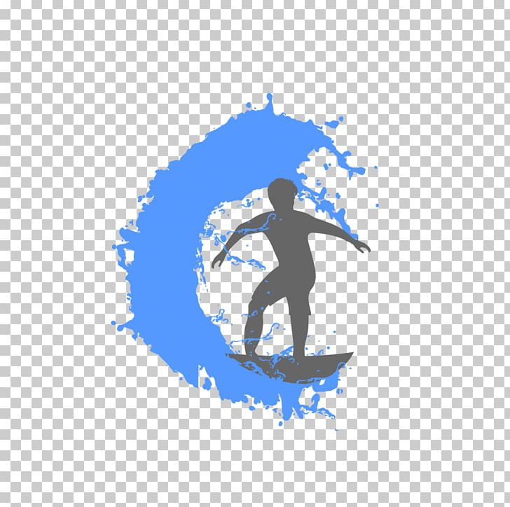 Logo Surfing Silhouette Surfboard Skateboarding PNG, Clipart, Blue, Brand, Computer Wallpaper, Hawaii, Kite Surf Clipart Free PNG Download