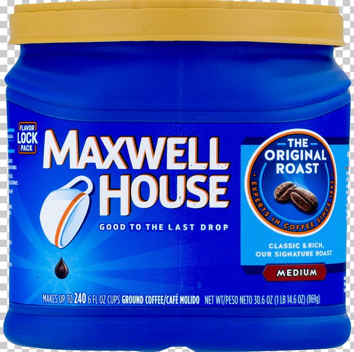 Instant Coffee Maxwell House Single-serve Coffee Container Roasting PNG, Clipart, Coffee, Coffee Roasting, Flavor, Food, Food Drinks Free PNG Download