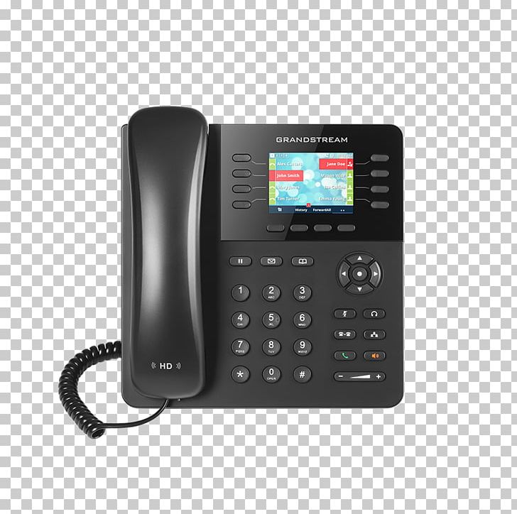 Grandstream Networks Grandstream GXP2135 VoIP Phone Telephone Mobile Phones PNG, Clipart, Computer Network, Corded Phone, Display Device, Electronics, Gigabit Ethernet Free PNG Download