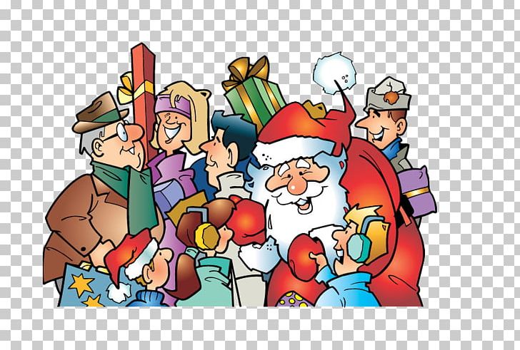 Santa Claus Christmas Gift Illustration PNG, Clipart, All Access, All Around The World, Animation, Art, Cartoon Free PNG Download