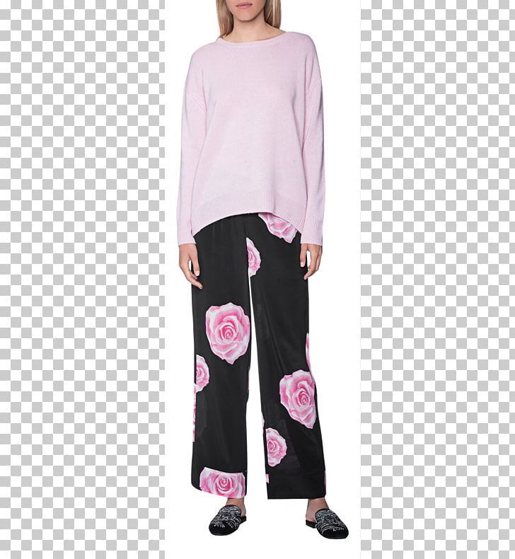 Pajamas Shoulder Pink M Sleeve Pants PNG, Clipart, Clothing, Crew Neck, Joint, Neck, Nightwear Free PNG Download