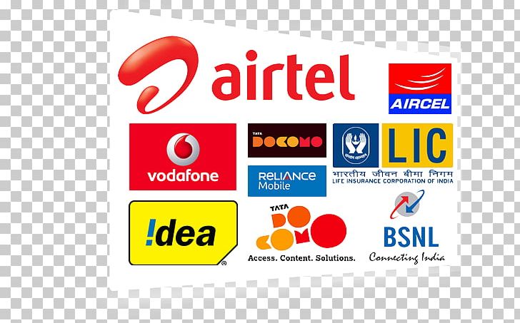 Service India Mobile Phones Bharti Airtel Idea Cellular PNG, Clipart, Aircel, All Mobile Recharge Logo, Area, Bharti Airtel, Brand Free PNG Download