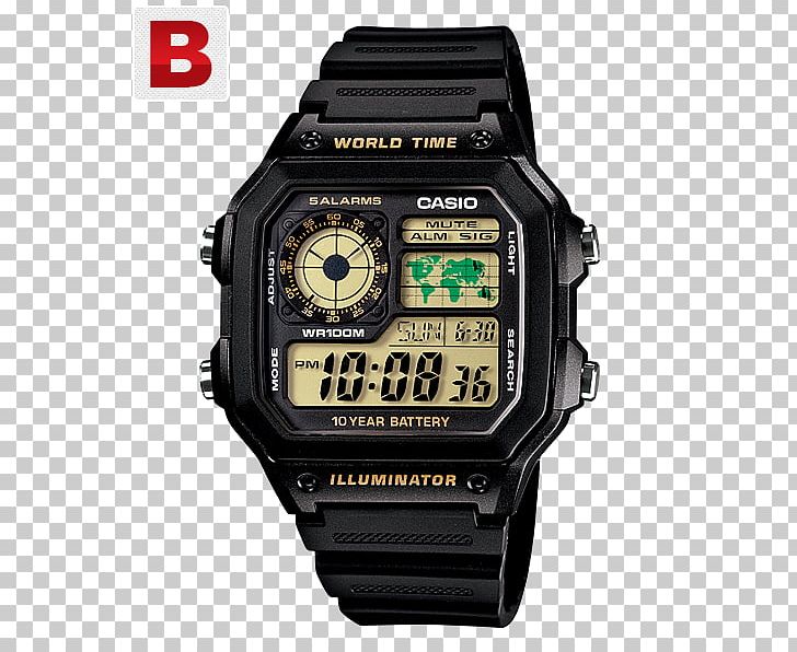 Watch Casio Illuminator Water Resistant Mark Clock PNG, Clipart, Accessories, Brand, Bukalapak, Casio, Casio Edifice Free PNG Download