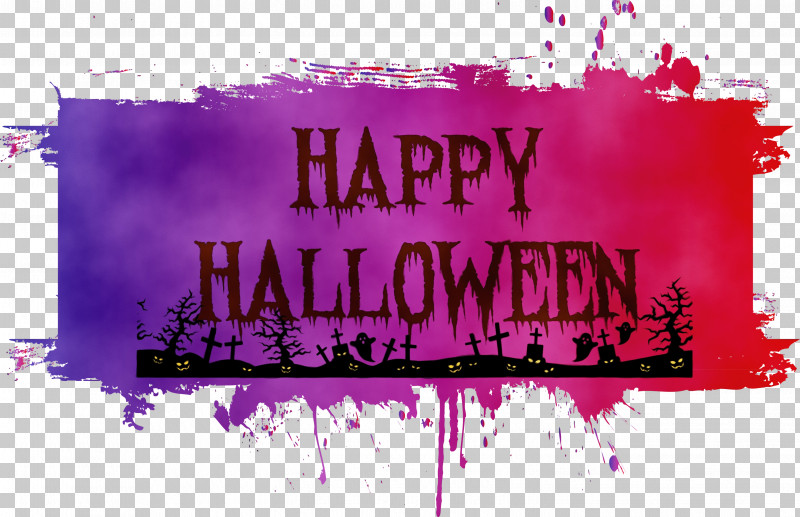 Text Banner Font PNG, Clipart, Banner, Happy Halloween, Paint, Text, Watercolor Free PNG Download
