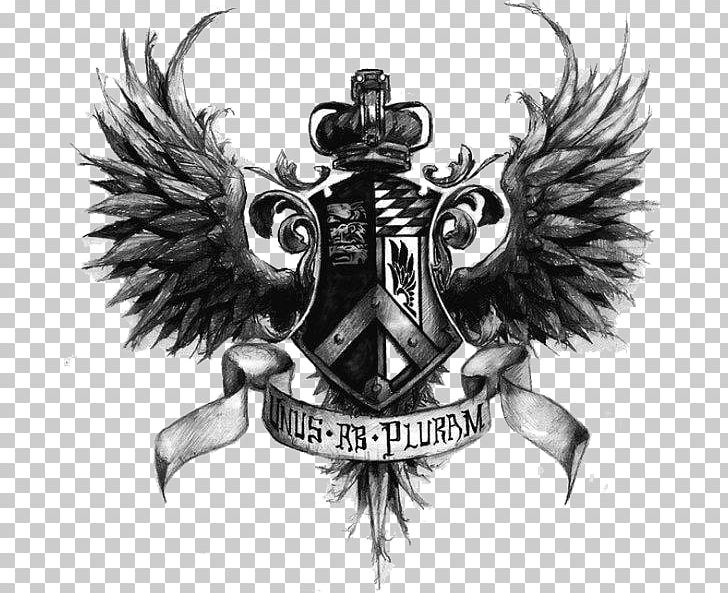Crest Coat Of Arms Heraldry Art PNG, Clipart, Art, Background Black, Badge, Black, Black And White Free PNG Download