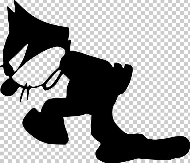 Felix The Cat Black Cat PNG, Clipart, Animals, Artwork, Black, Black And White, Black Cat Free PNG Download