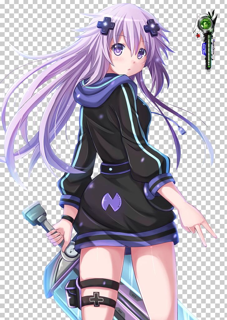 Hyperdimension Neptunia Victory Megadimension Neptunia VII Hyperdimension Neptunia Mk2 Video Game Anime PNG, Clipart, Anime, Art, Artwork, Black Hair, Cartoon Free PNG Download