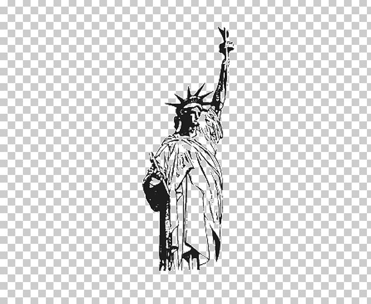 Statue Of Liberty PNG, Clipart, Art, Black And White, Costume Design, Drawing, Fictional Character Free PNG Download