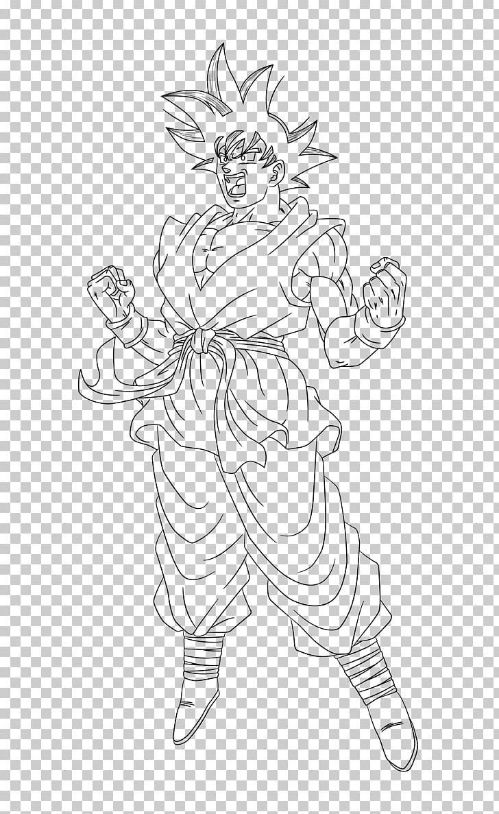 Goku Gohan Line Art Super Saiyan Sketch PNG, Clipart, Angle, Arm, Art, Artwork, Black Free PNG Download