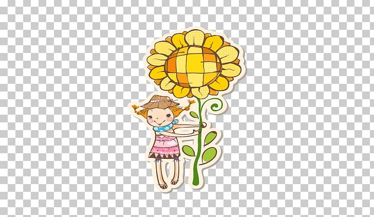 Child Sunflower Cartoon PNG, Clipart, Adobe Systems, Cartoon, Child, Encapsulated Postscript, Flowers Free PNG Download