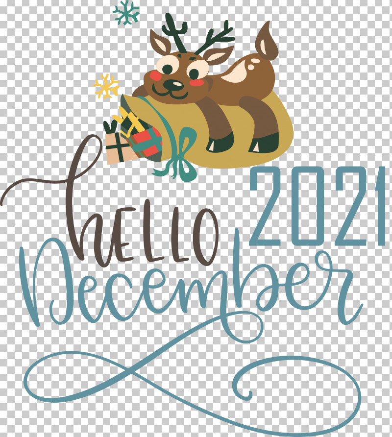 Hello December December Winter PNG, Clipart, December, Deer, Hello December, Line, Logo Free PNG Download
