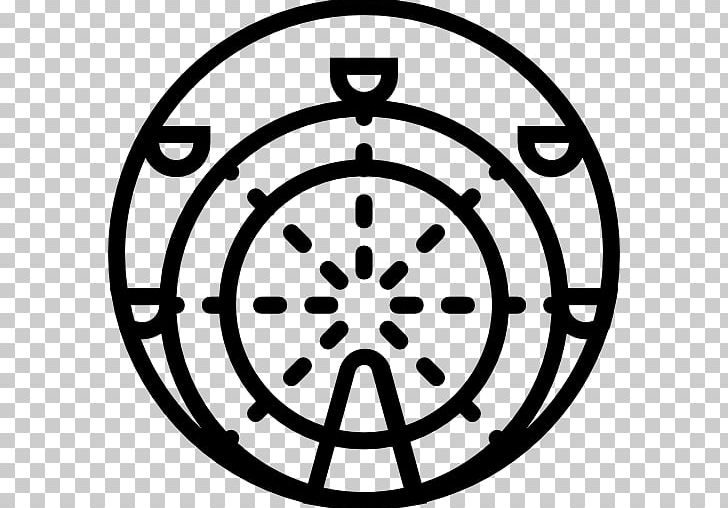 Computer Icons Ferris Wheel PNG, Clipart, Auto Part, Bicycle Wheel, Bicycle Wheels, Black And White, Building Free PNG Download