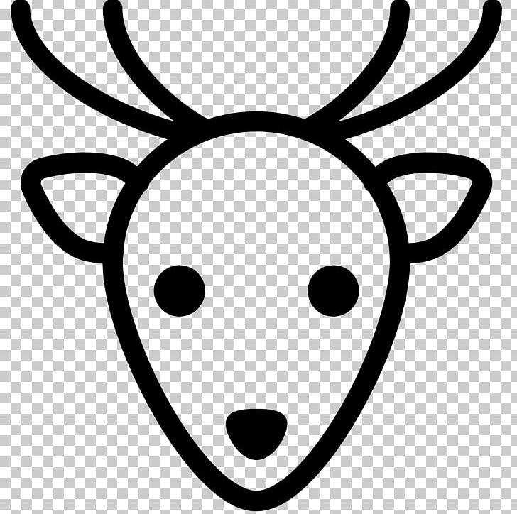 Reindeer Computer Icons PNG, Clipart, Animals, Antler, Black And White, Christmas, Christmas Deer Free PNG Download