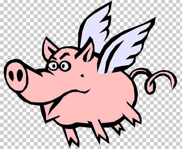 Wild Boar When Pigs Fly Cartoon PNG, Clipart, Animated Film, Area, Artwork, Black And White, Cartoon Free PNG Download